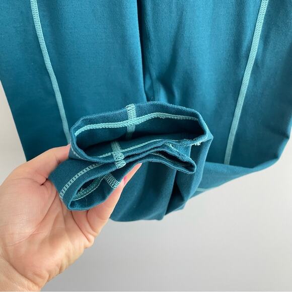 Active Booty | Womens Super Star 7/8 Legging Topaz Teal Blue Activewear Athletic - Picture 5 of 9
